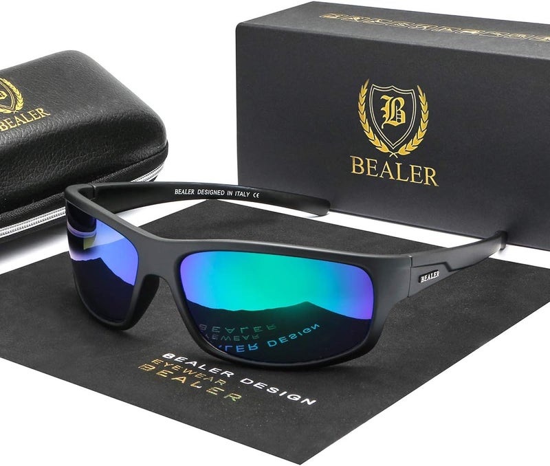 BEALER Store Polarized Sports Sunglasses for Men Lightweight TR90 Frame Sun Glasses Driving Cycling Fishing UV Protection Shades - Image 4